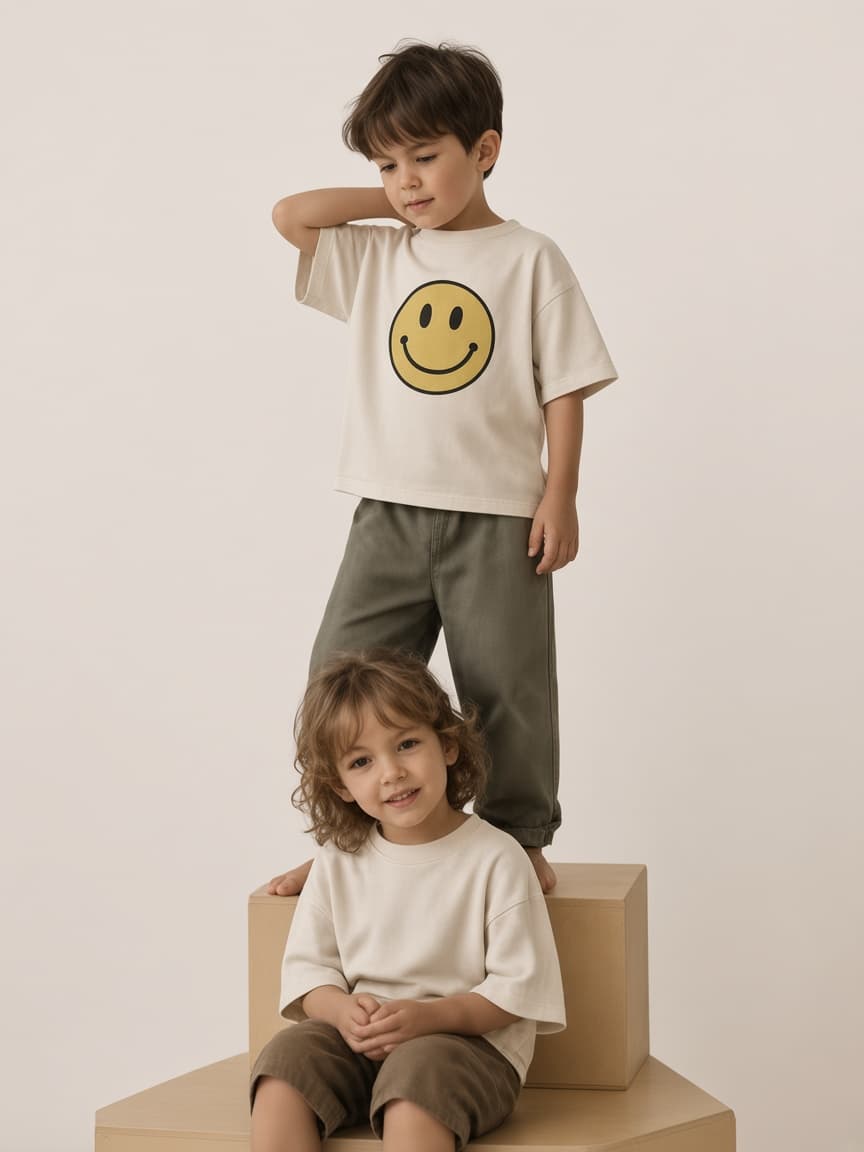Two kids, same team